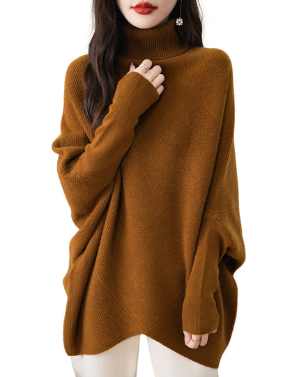 Eliza Woman Turtleneck Oversized Sweater