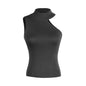 Summer Off shoulder Halter Shoulder Small Sling Vest Slim Knit Bottoming Shirt