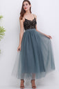 Women Mesh Bubble Skirt Tulle Skirt Floor Length Dress