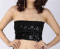 Sequined Tube Top Sexy High Elastic Sequin Anti Exposure Wrapped Chest Sequined Performance Top