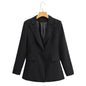 Colors Women Clothing Spring Autumn Two Button Blazer