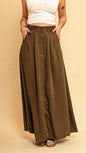 Autumn Winter Design Suede Photosensitive Gradient Multi Button Elegant Skirt