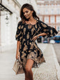 Women New Dress A Line Dress Paisley Elegant