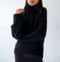 Autumn Winter Popular High Collar Loose Knitwear Sweater for Women