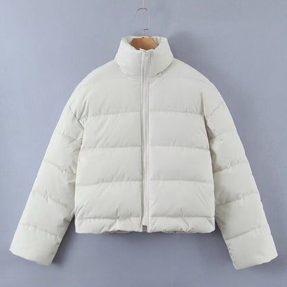 Women Cotton Quilted Coat Winter Casual Couple  Clothes Sports Jacket   Warm Thickened Cotton Padded Jacket