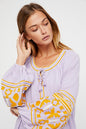 Women Spring and Autumn Bohemian Holiday Ethnic Embroidered Loose Cardigan Dress