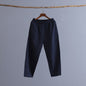 Cotton Linen Women Clothing Spring Summer Artistic Cotton Linen Casual Pants Linen All Matching Slimming Cropped Pants Baggy Pants