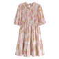 Chiffon Dress Loose New Women Printed Marathon Dress