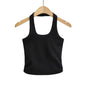 Summer Women Pure Sexy Cotton Slim Fit Slimming Inner Short Square Collar Small Vest Sling