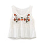 Knitted Camisole Sweet Cute Crocheted Short Cropped Sleeveless Bottoming Top