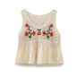 Knitted Camisole Sweet Cute Crocheted Short Cropped Sleeveless Bottoming Top