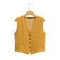 Spring Women Bottoming Waistcoat Linen Vest