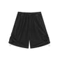 Spring Women Clothing Card Ornament Mid Waist Casual Shorts