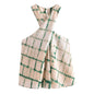 Spring Women Clothing Halterneck Printed Pleated Design Sleeveless Short Vest