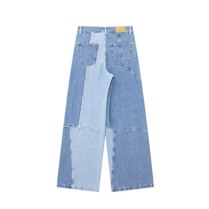 Women Street High Waist Jeans for Women Straight Leg Pants Tide