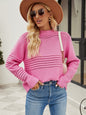 Autumn Winter Pullover Sweater Pit Striped Women Knitwear Sweater Women