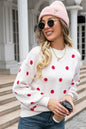 Autumn Winter Popular Sweater Sweater Dot Pullover Sweater