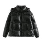 Autumn Winter Women Clothing Hooded down Jacket