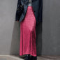 Autumn Winter Women Clothing High Density Sequined Skirt Women