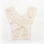 Fall Women Clothing Lace Ruffled Hollow Out Cutout Vest Camisole