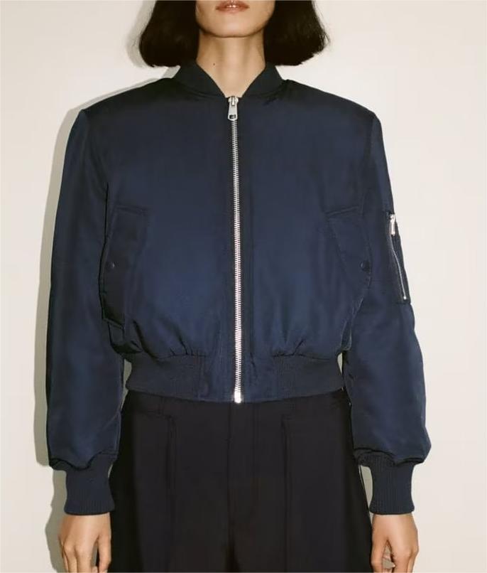 Fall Women Clothing Short Bomber Jacket