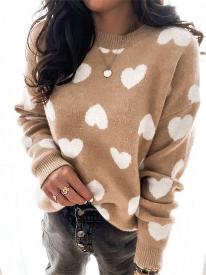 Sweater Women Pullover Love Sweater