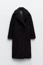 Autumn Winter Women Clothing Collared Thickening Mid Length Lamb Wool Long Overcoat Outerwear