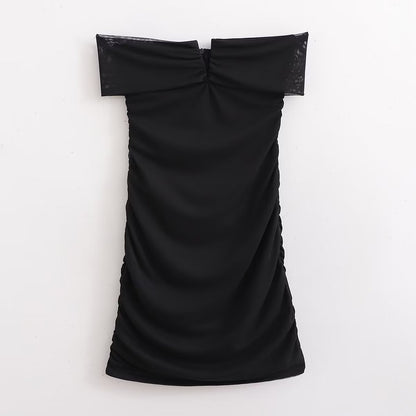 Sexy Minority Velvet Sexy Nightclub Hepburn Dress