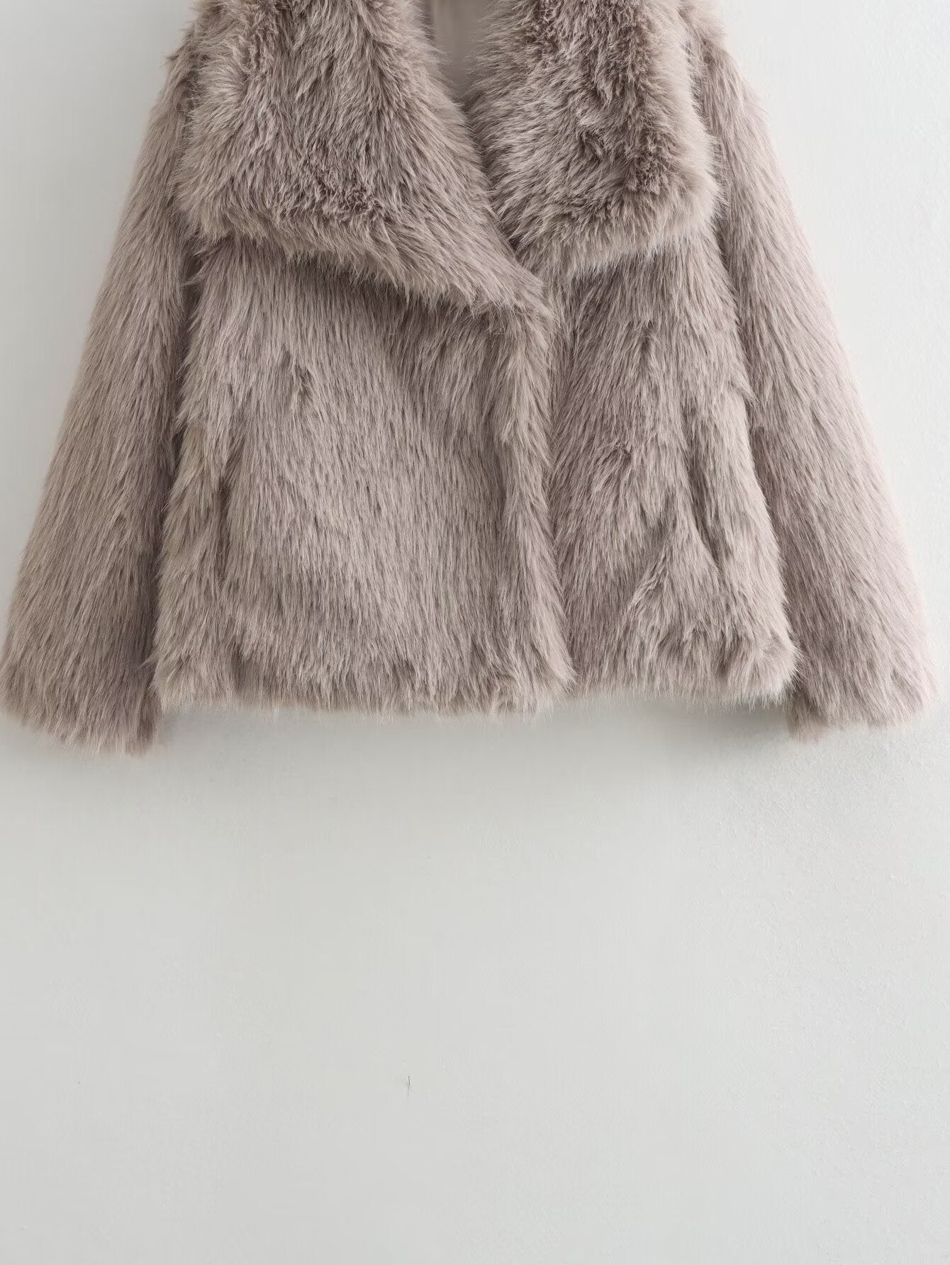 Women Casual Loose Fur Overcoat Coat