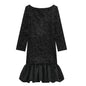 Women French Sequined Dress Evening Party Long Sleeve Dress