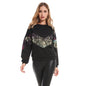 Autumn Winter  Sequined Long Sleeve Sweaters Women  Clothing