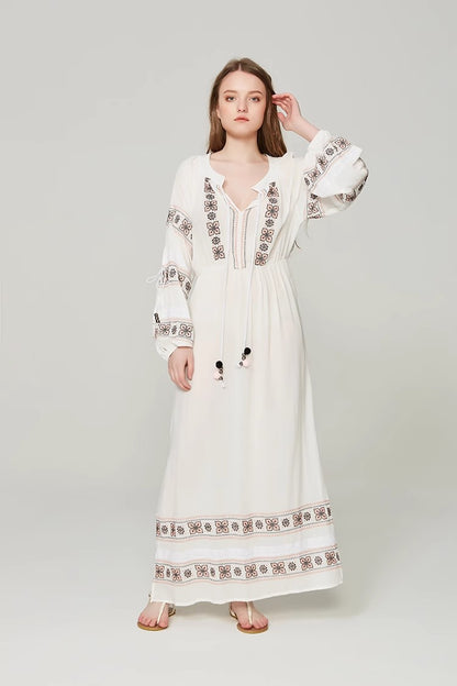 Temperament Romantic Embroidery Hollow Ball Decorative Dress