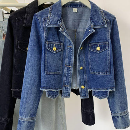 Denim Vintage Shirt Denim Jacket Women Shirt Jacket