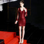 Cocktail Evening Dress Women Short Sequined Dress Party Gathering Small Dress Fairy