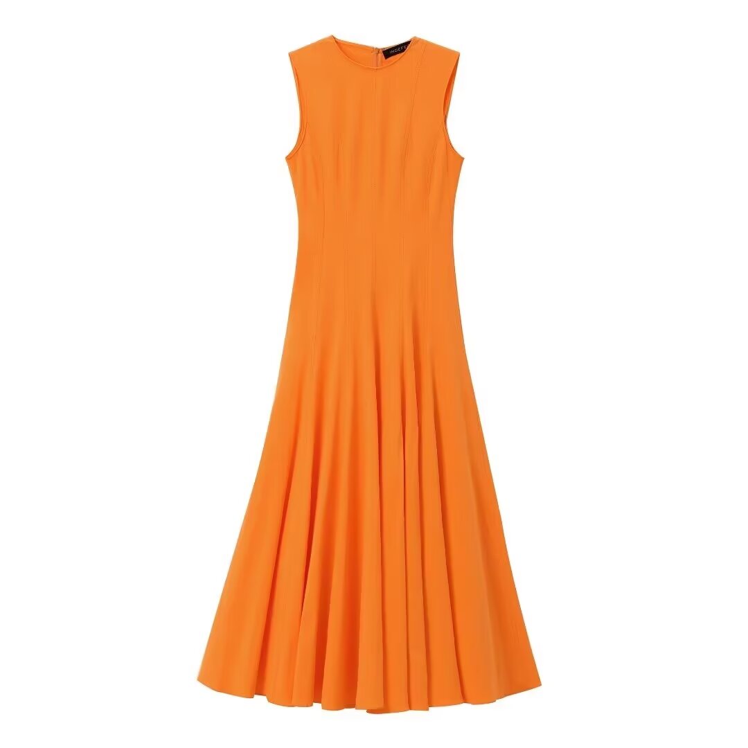 Women Clothing Summer Wide Swing Midi Dress