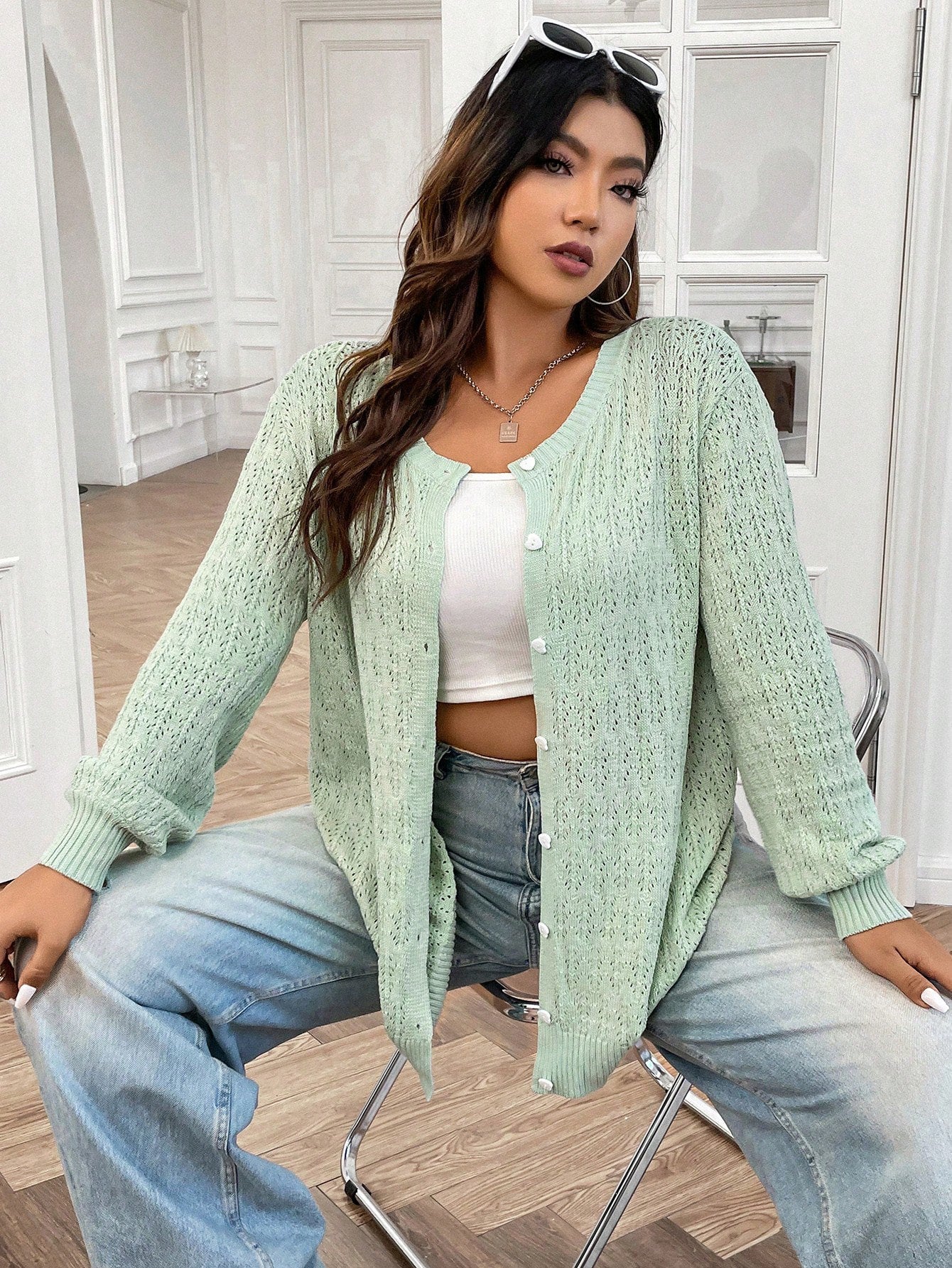 Sweater Women Clothing Spring Autumn Coat Sweater Mohair