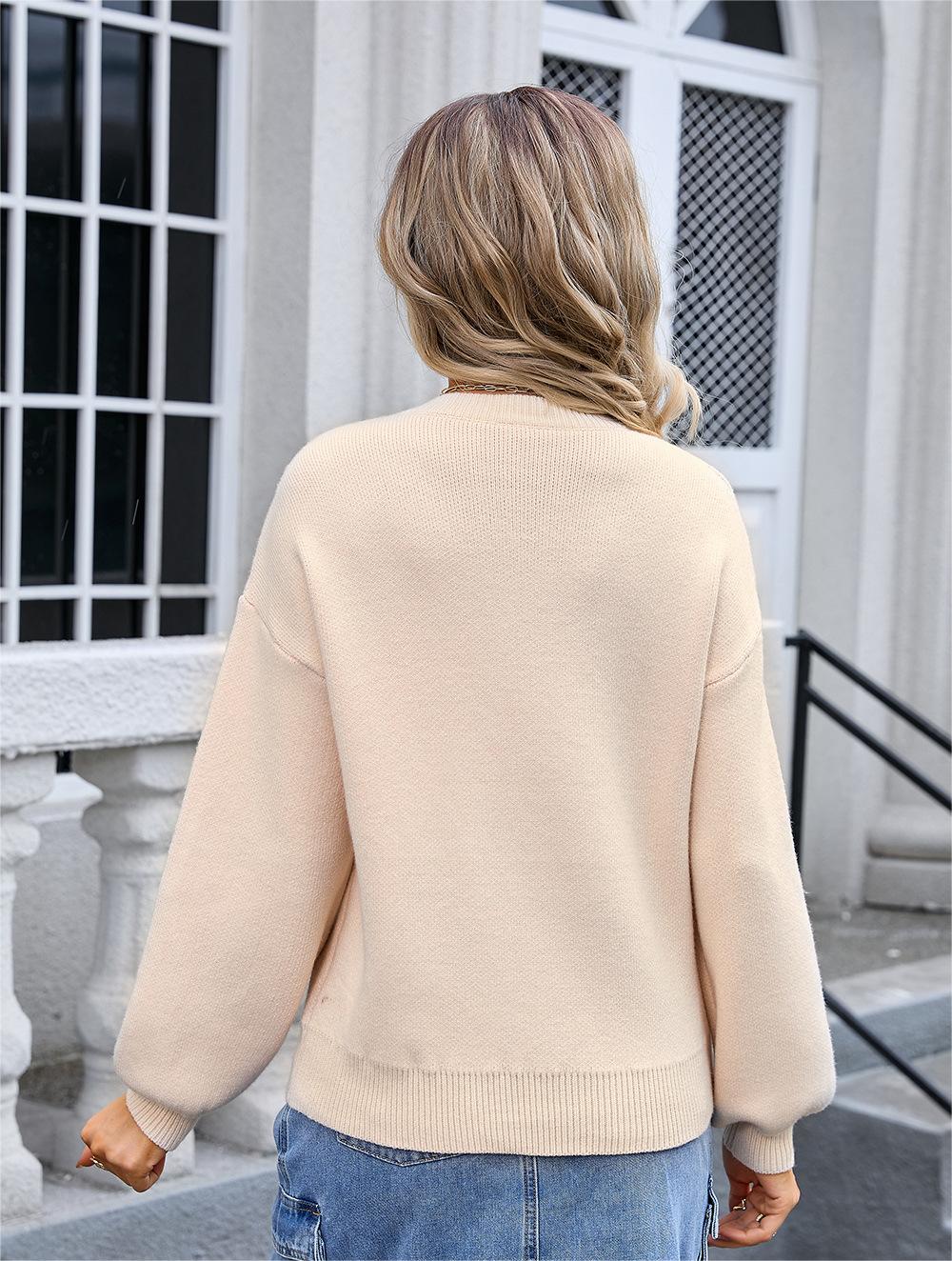 Autumn Winter Women Clothing Sweater Bow Knitwear Women