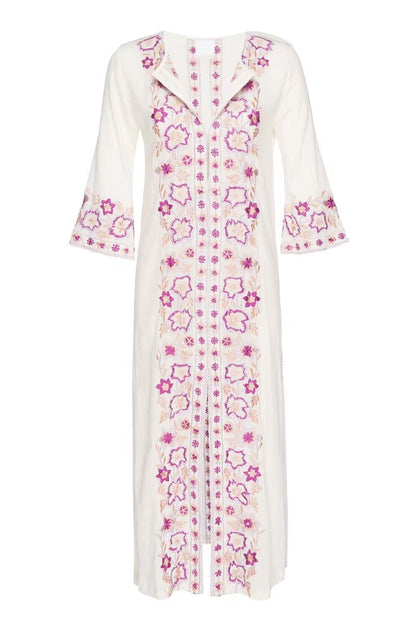 Women Bohemian Embroidery Dress