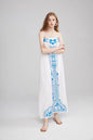 Women Embroidered Strapless Dress