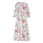 Women Summer Elegant Floral Long Dress