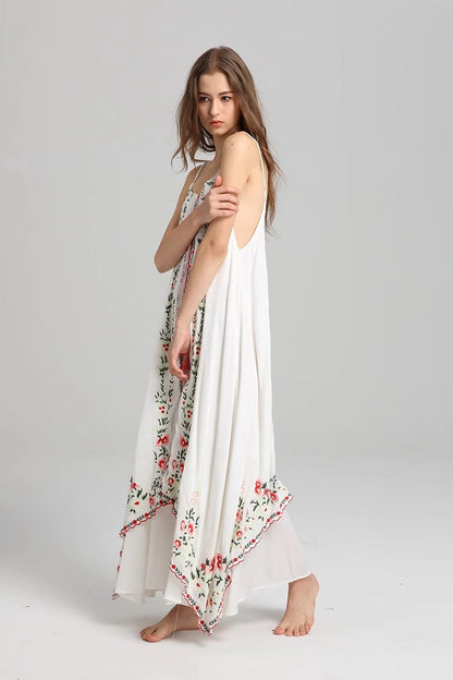 Embroidered Cotton Dress