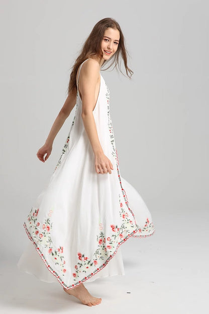 Embroidered Cotton Dress