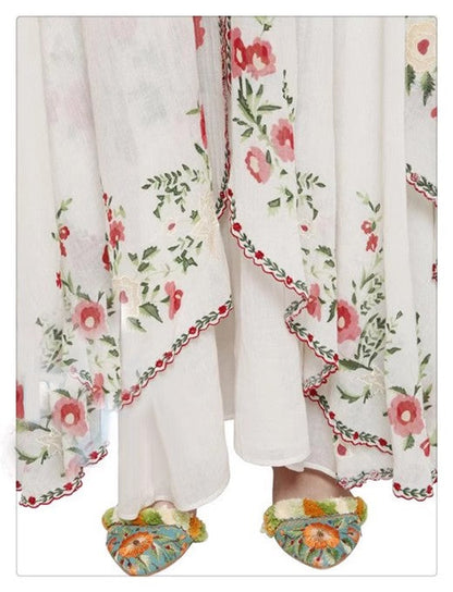 Embroidered Cotton Dress