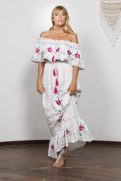 Gorgeous Embroidered Goddess Dress