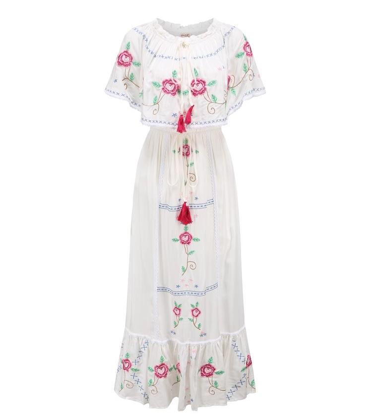 Gorgeous Embroidered Goddess Dress