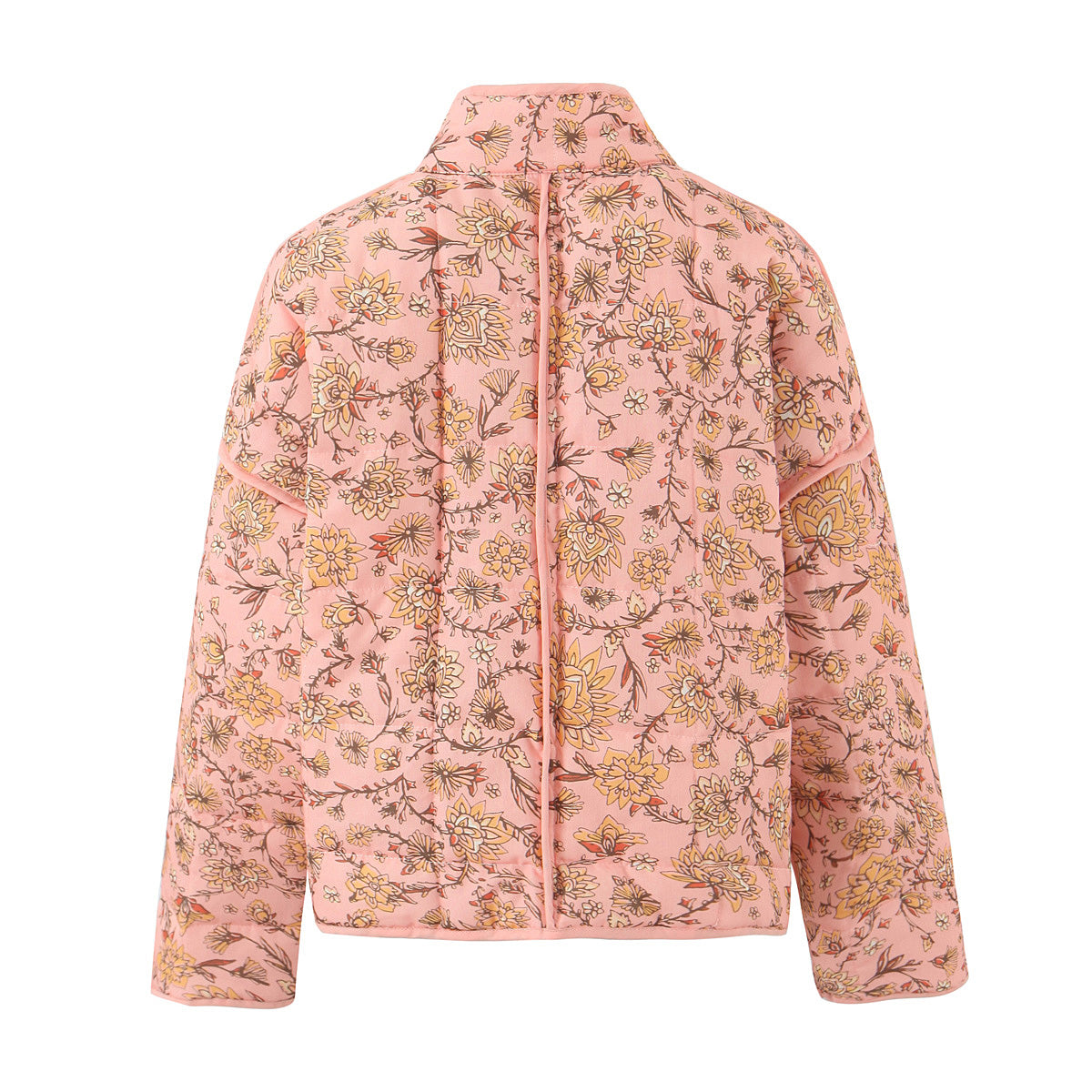 Women Printed Cotton Padded Jacket Loose Cotton Padded Clothes