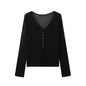 Women Clothing Autumn Knitted Cardigan Solid Color Cardigan Long Knitwear for Women