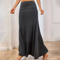 Summer Women Fashionable Knitted Solid Skirt Women