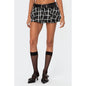 Women Clothing All Match Classic Plaid with Bottoming Bud Pantskirt