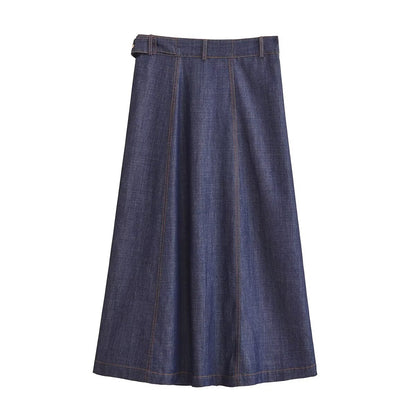 Summer Women Street Denim Sarong Skirt